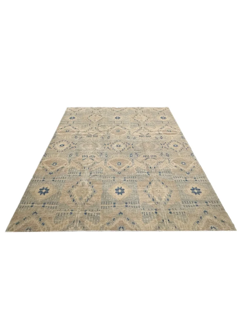 Ikat Rug | 8'1" X 9'9" - photo 2