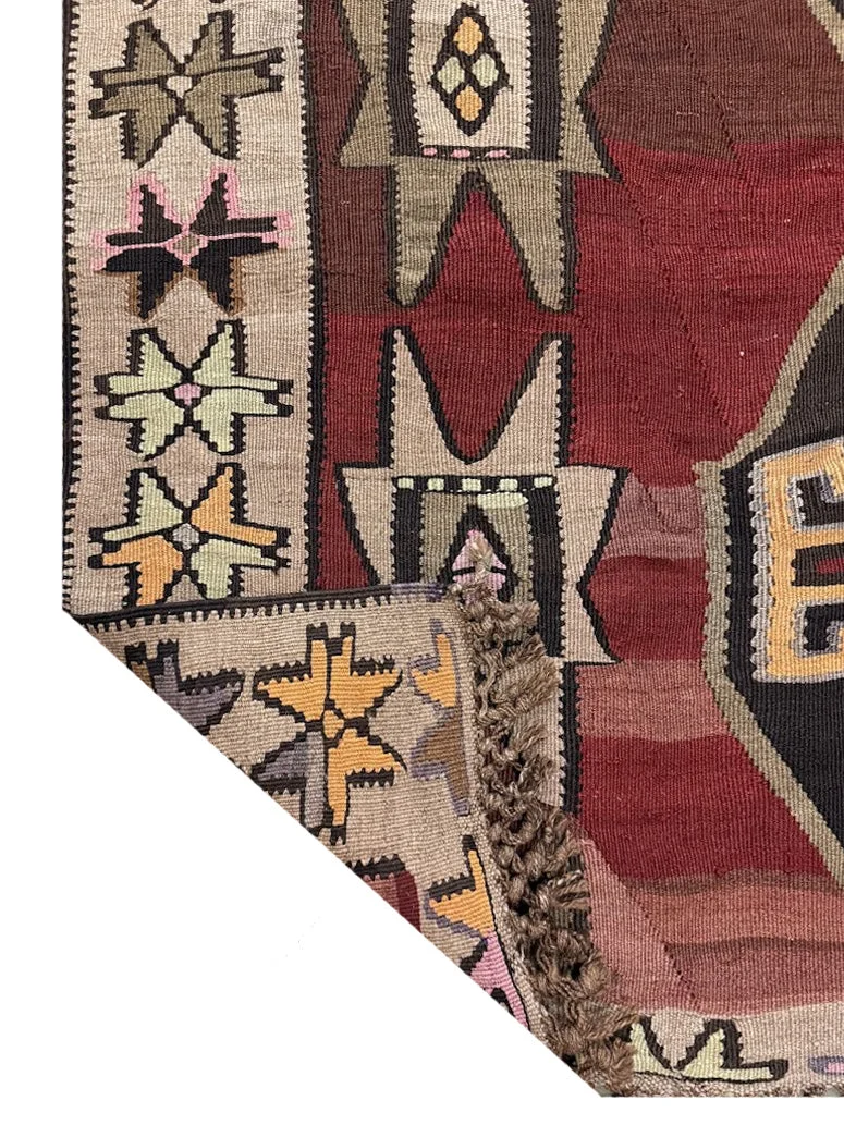 Antique Kilim Flatweave | 6'2" X 14'8" - photo 5