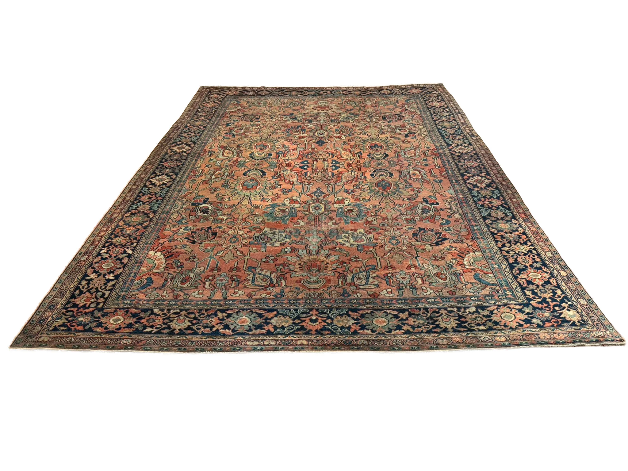 Antique Mahal Rug | 10' X 13'7" - photo 2