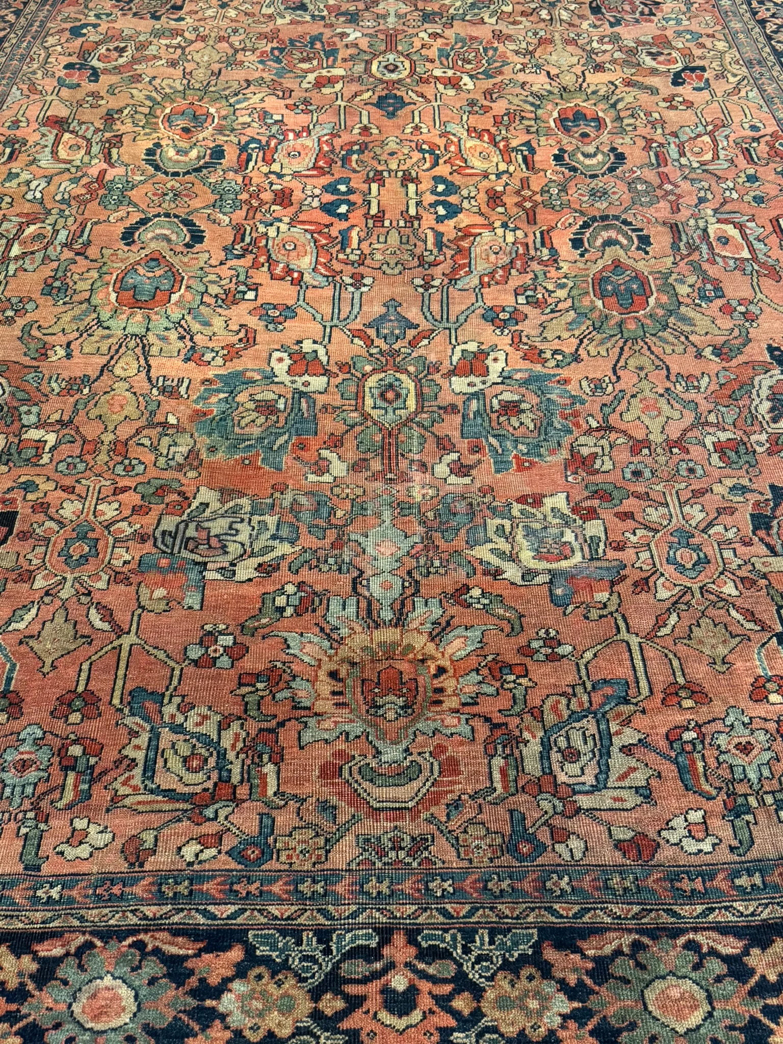 Antique Mahal Rug | 10' X 13'7" - photo 6