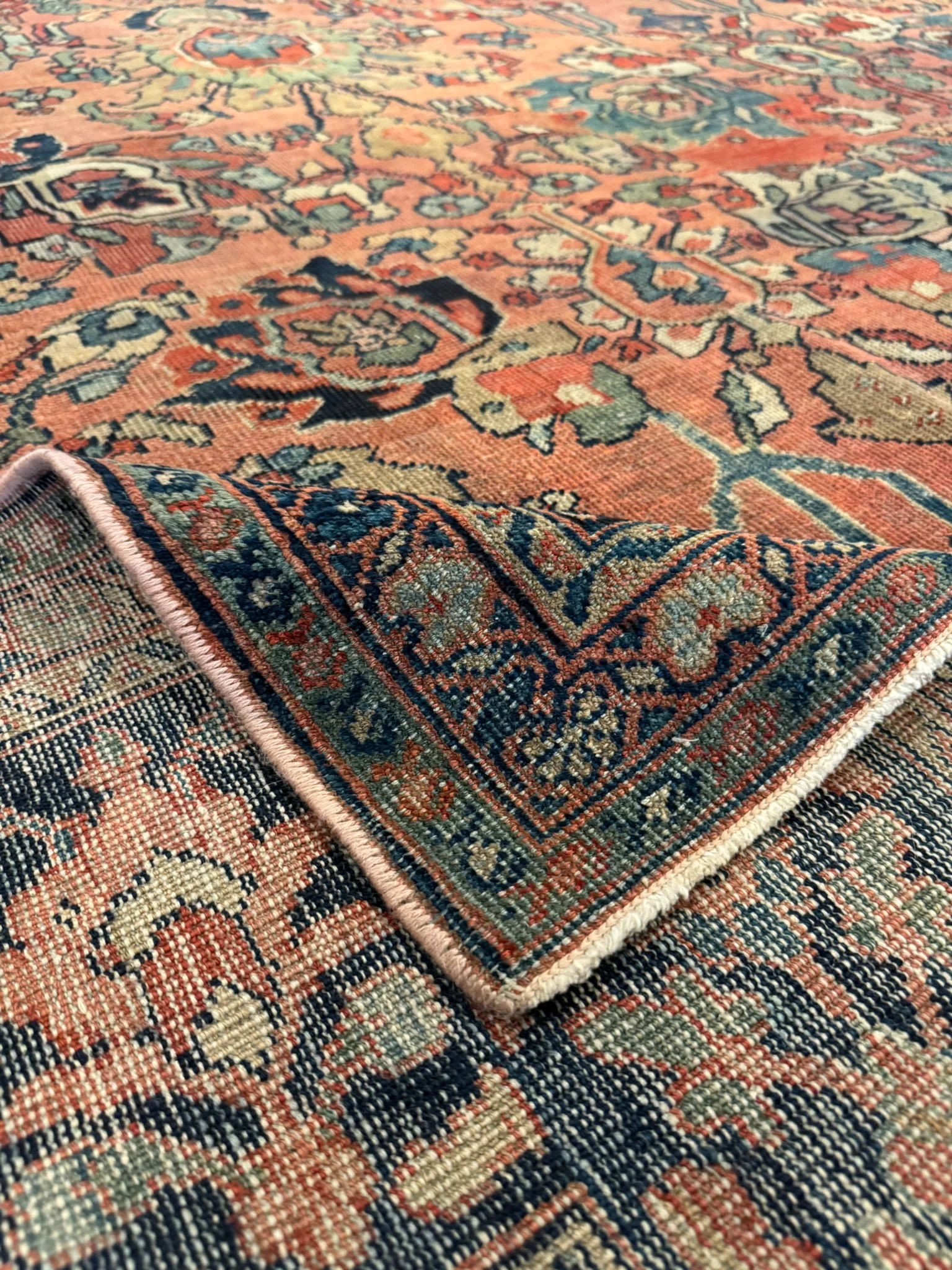 Antique Mahal Rug | 10' X 13'7" - photo 12
