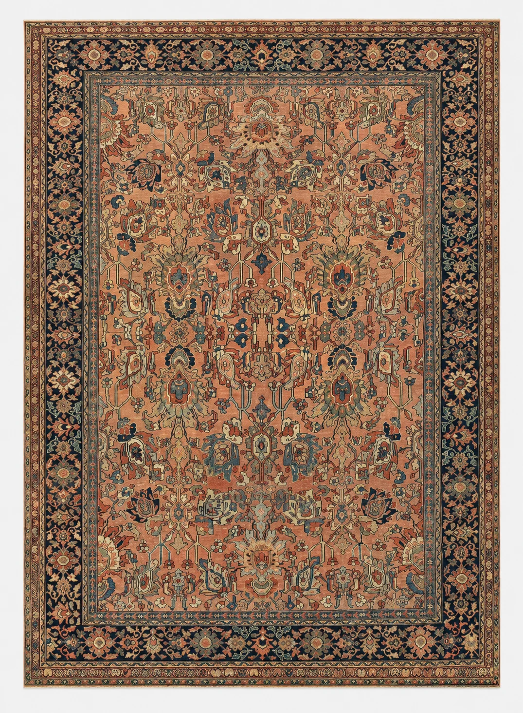 Antique Mahal Rug | 10' X 13'7"