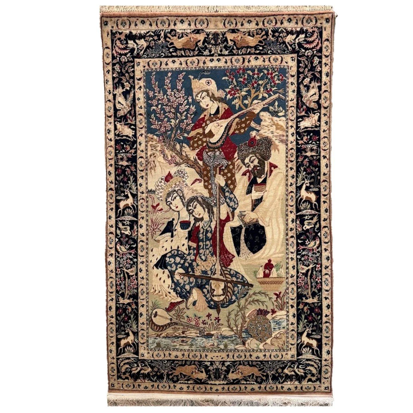 Pictorial Fine Omar Khayyam Rug | 3'7" X 5'9"