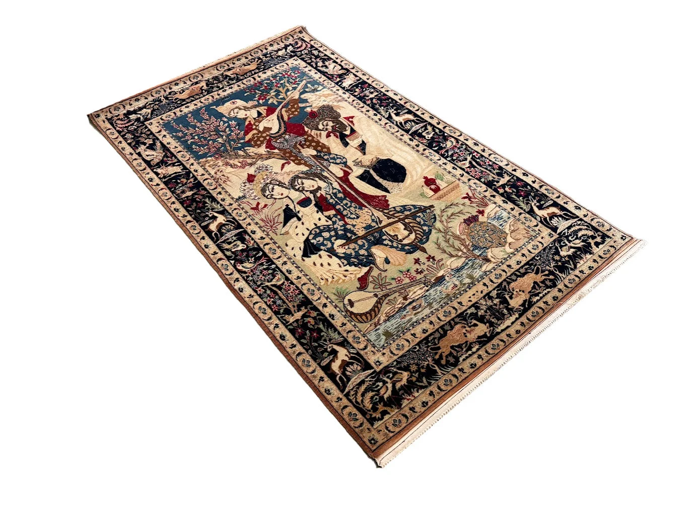 Pictorial Fine Omar Khayyam Rug | 3'7" X 5'9" - photo 3