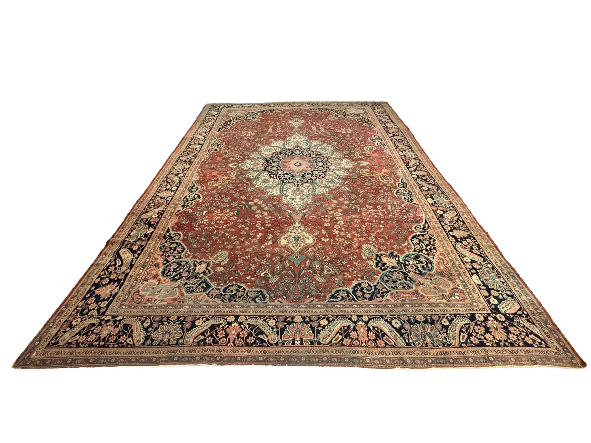 Antique Farahan Sarouk Rug | 11'11" x 17'10" - photo 2