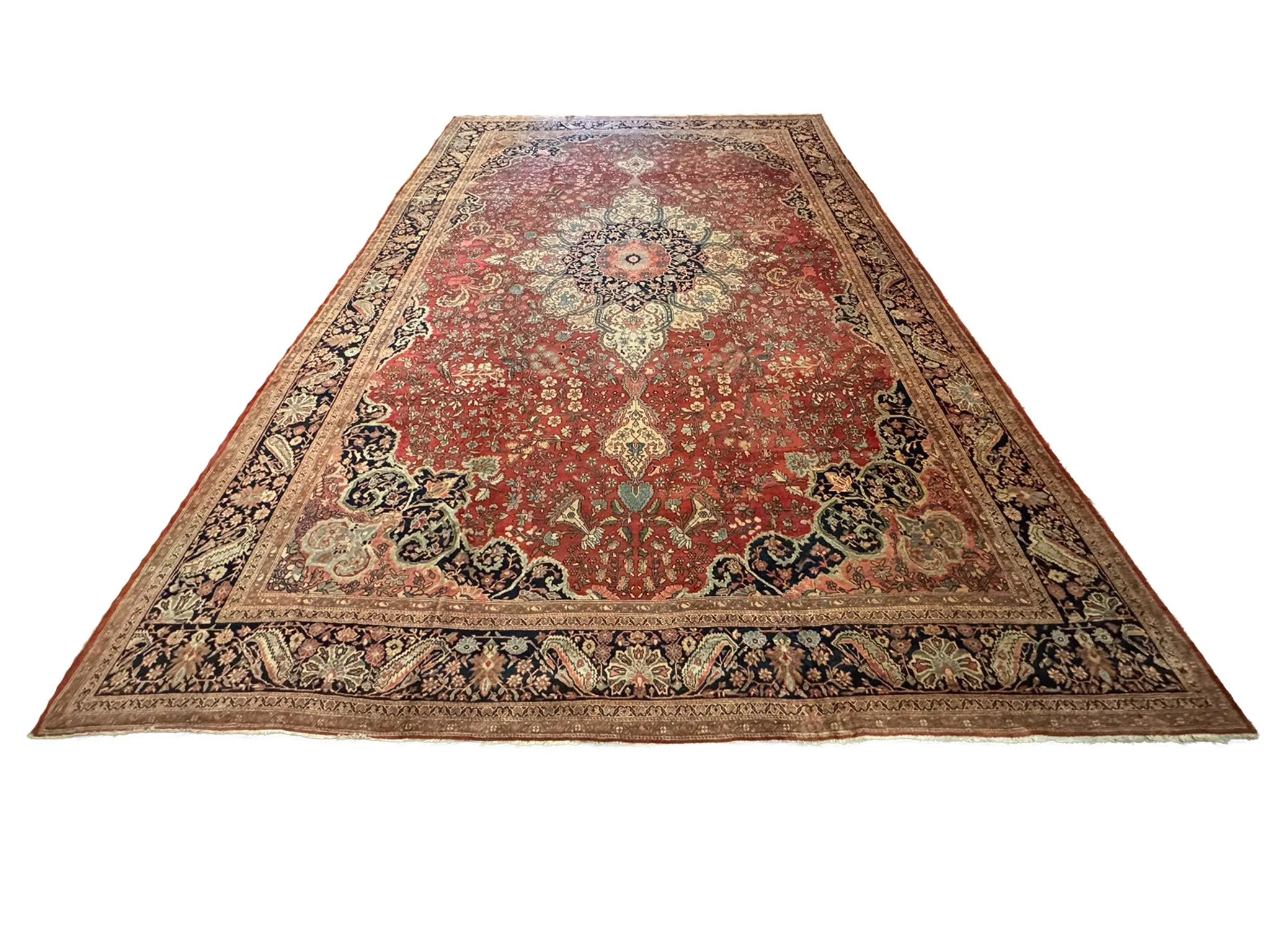 Antique Farahan Sarouk Rug | 11'11" x 17'10" - photo 3