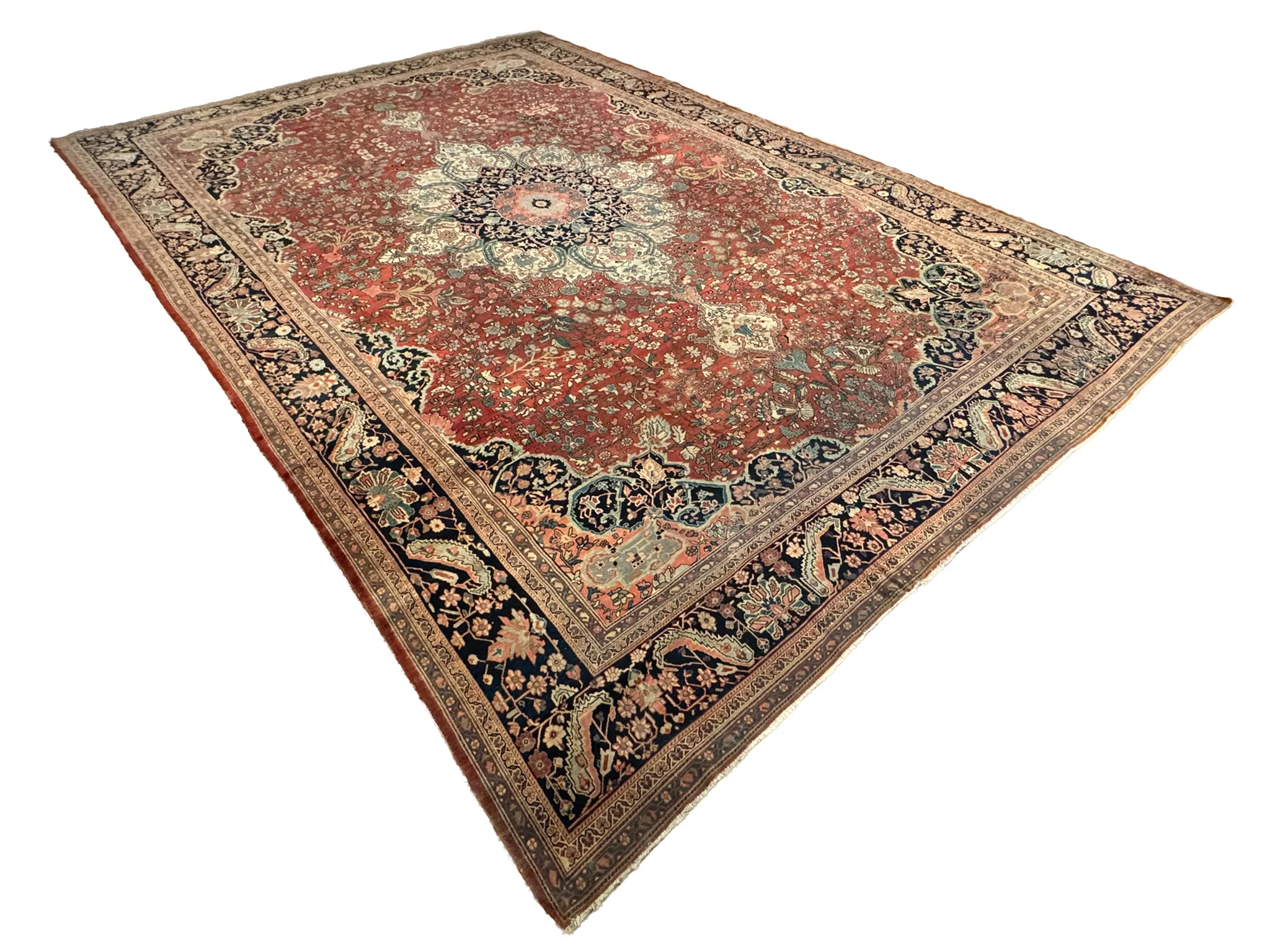 Antique Farahan Sarouk Rug | 11'11" x 17'10" - photo 5
