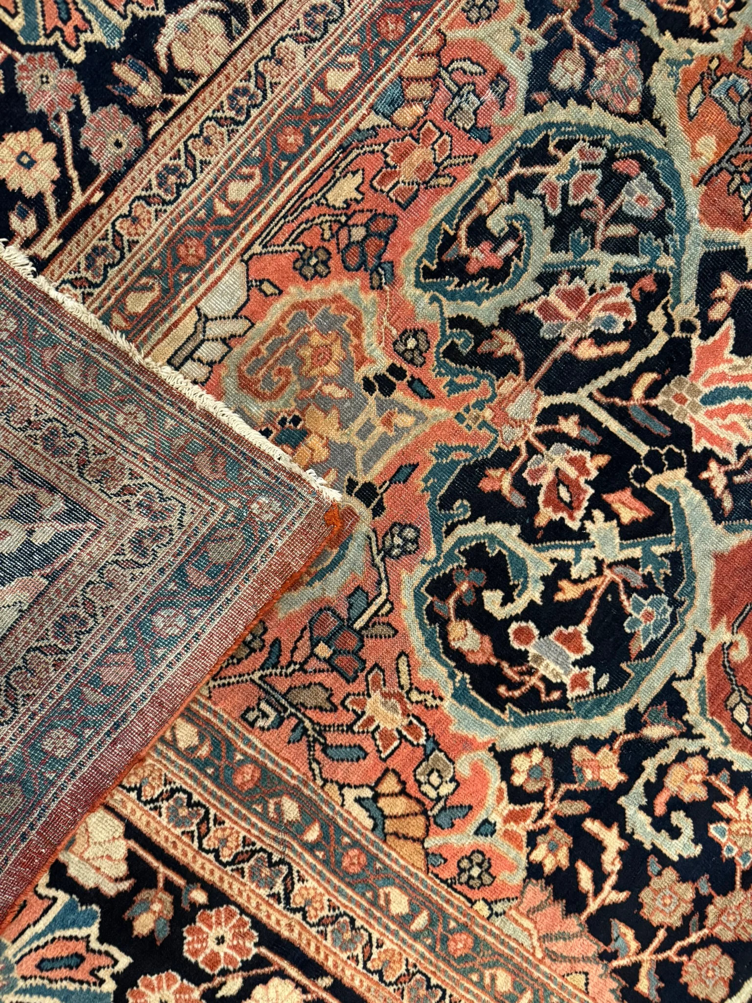 Antique Farahan Sarouk Rug | 11'11" x 17'10" - photo 12