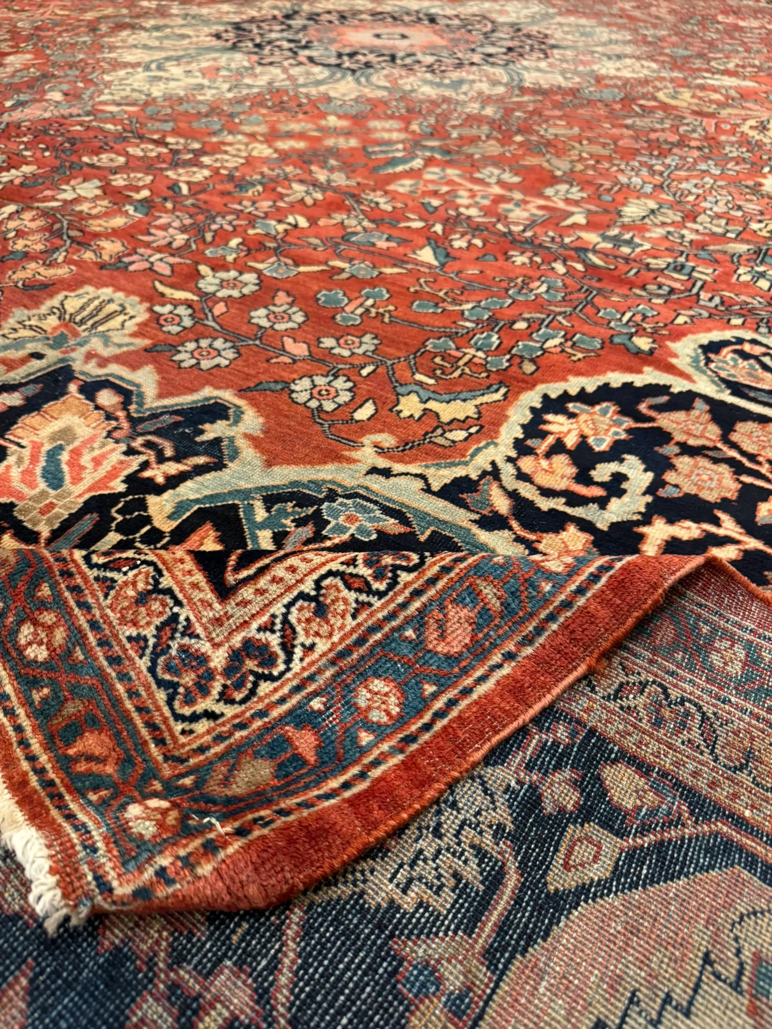 Antique Farahan Sarouk Rug | 11'11" x 17'10" - photo 13