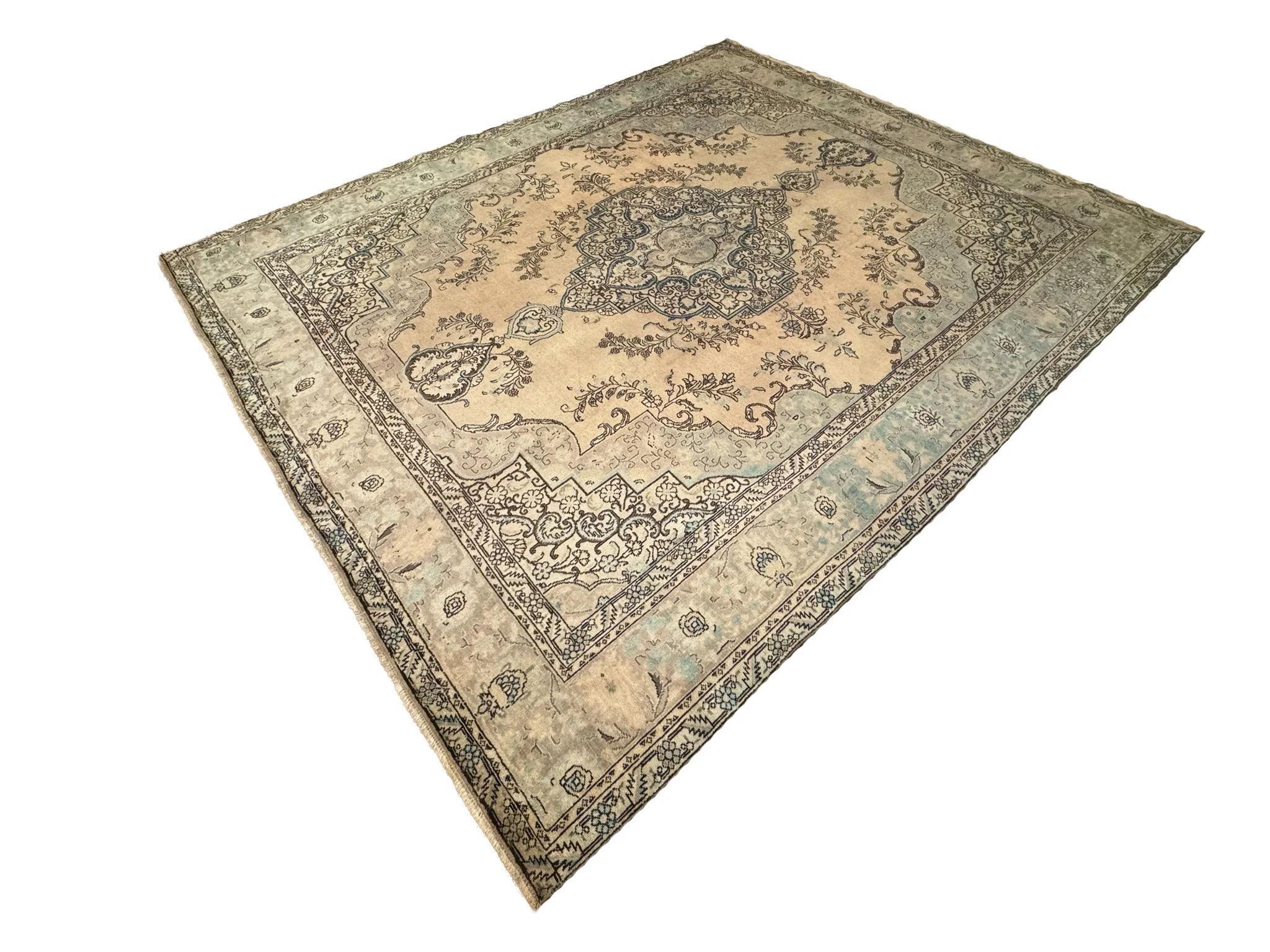 Vintage Tabriz Rug | 11'3" x 14'6" - photo 5