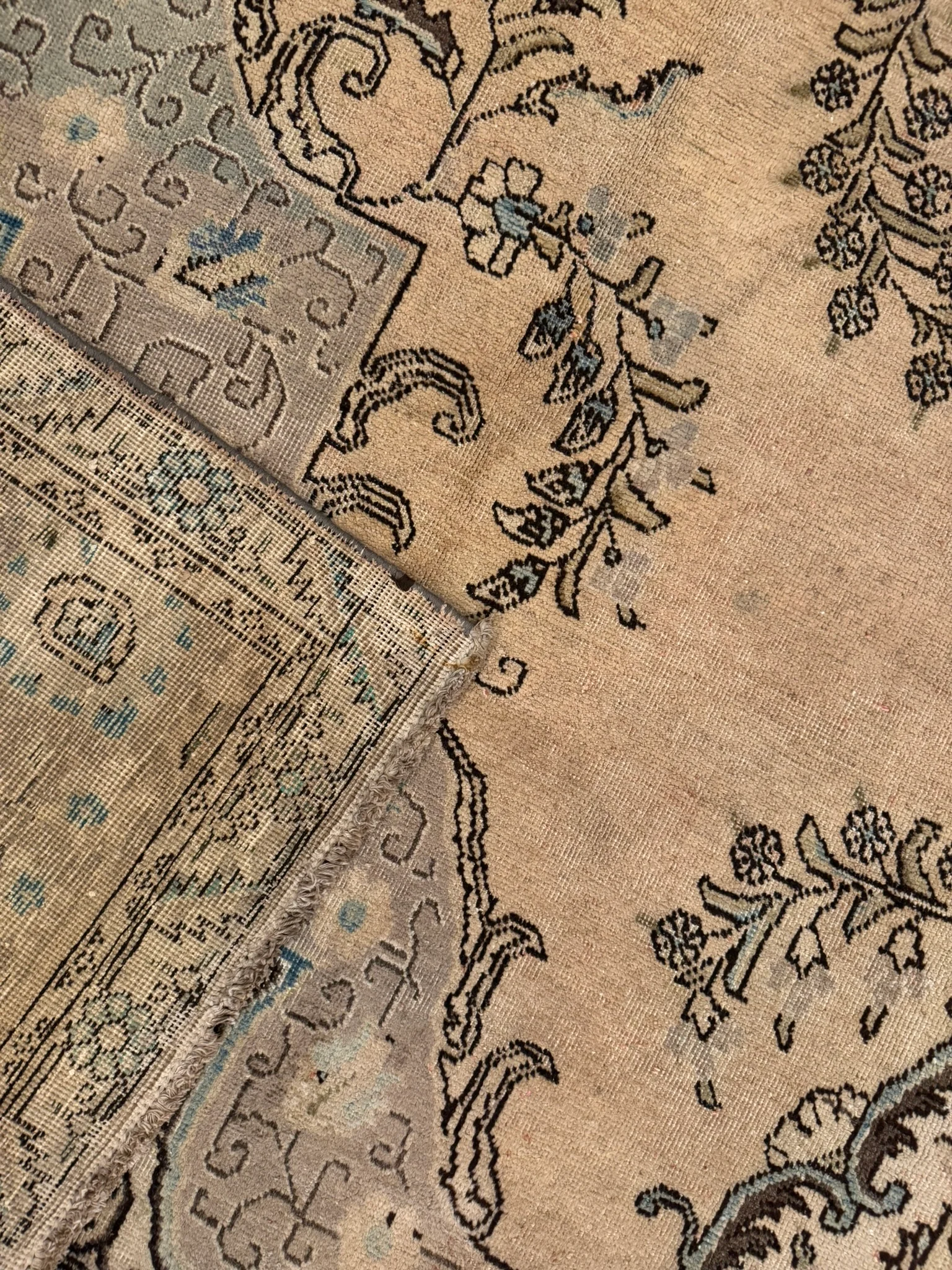 Vintage Tabriz Rug | 11'3" x 14'6" - photo 11