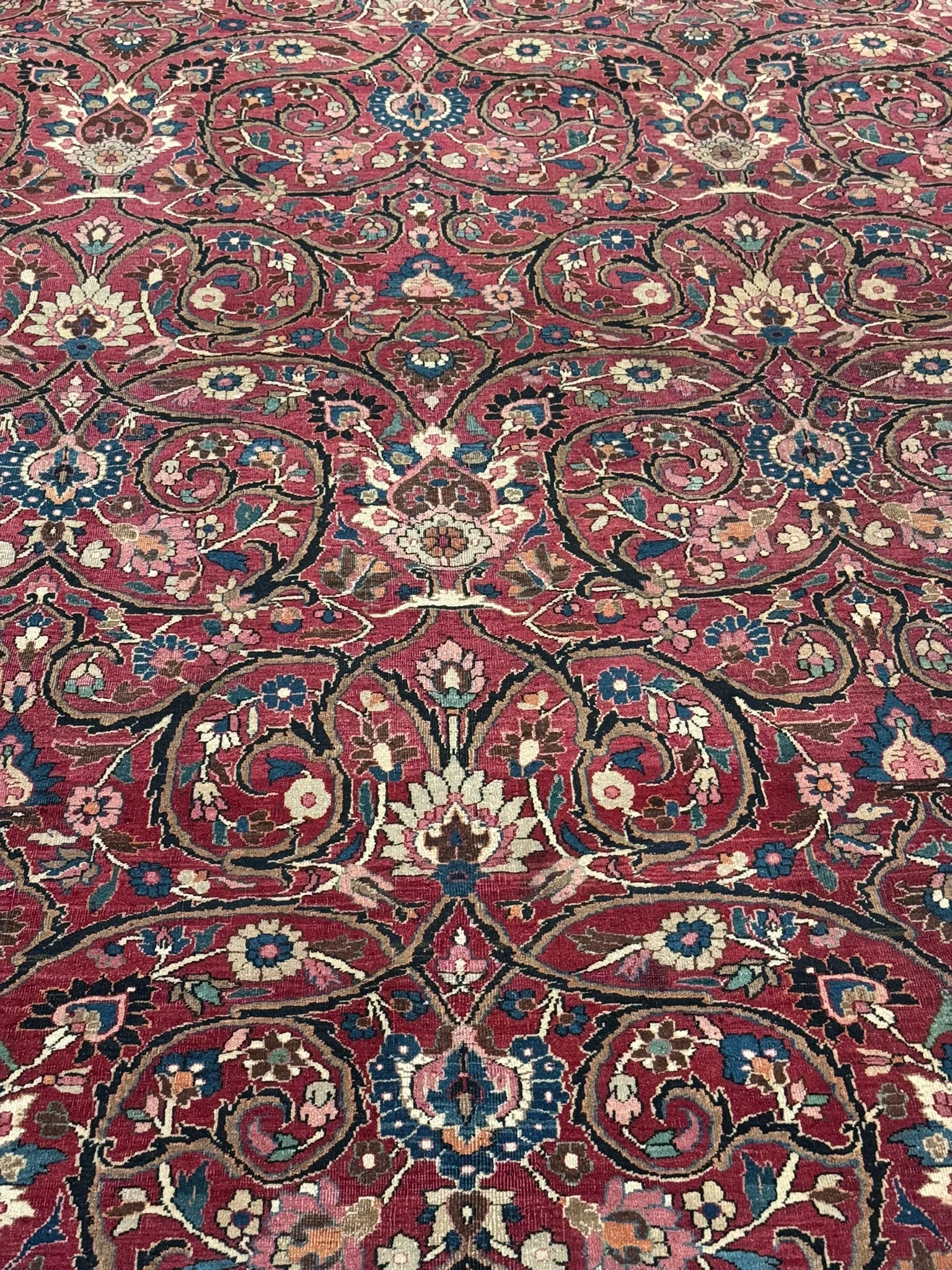 Antique Fine Mashad Rug | 14' x 19' - photo 5