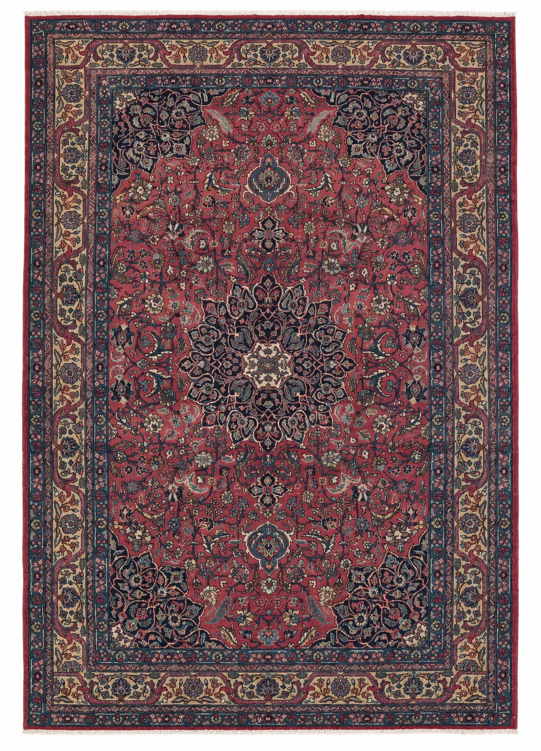 Fine Tabriz Rug | 7'4" x 10'2"
