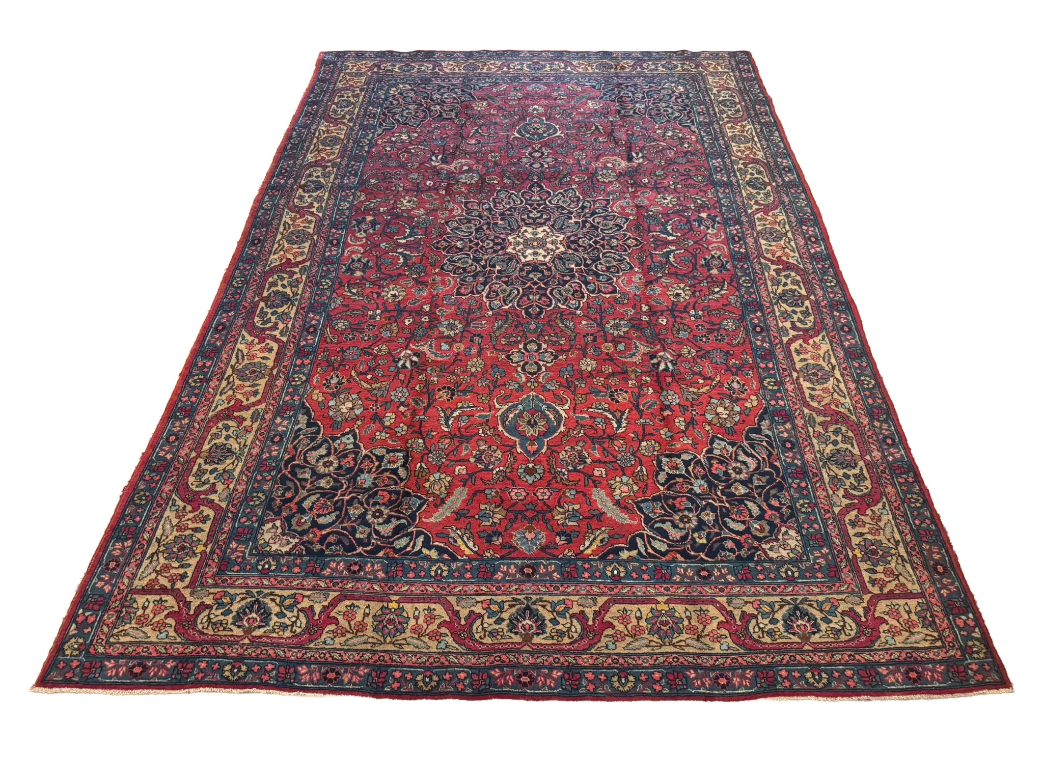 Fine Tabriz Rug | 7'4" x 10'2" - photo 3
