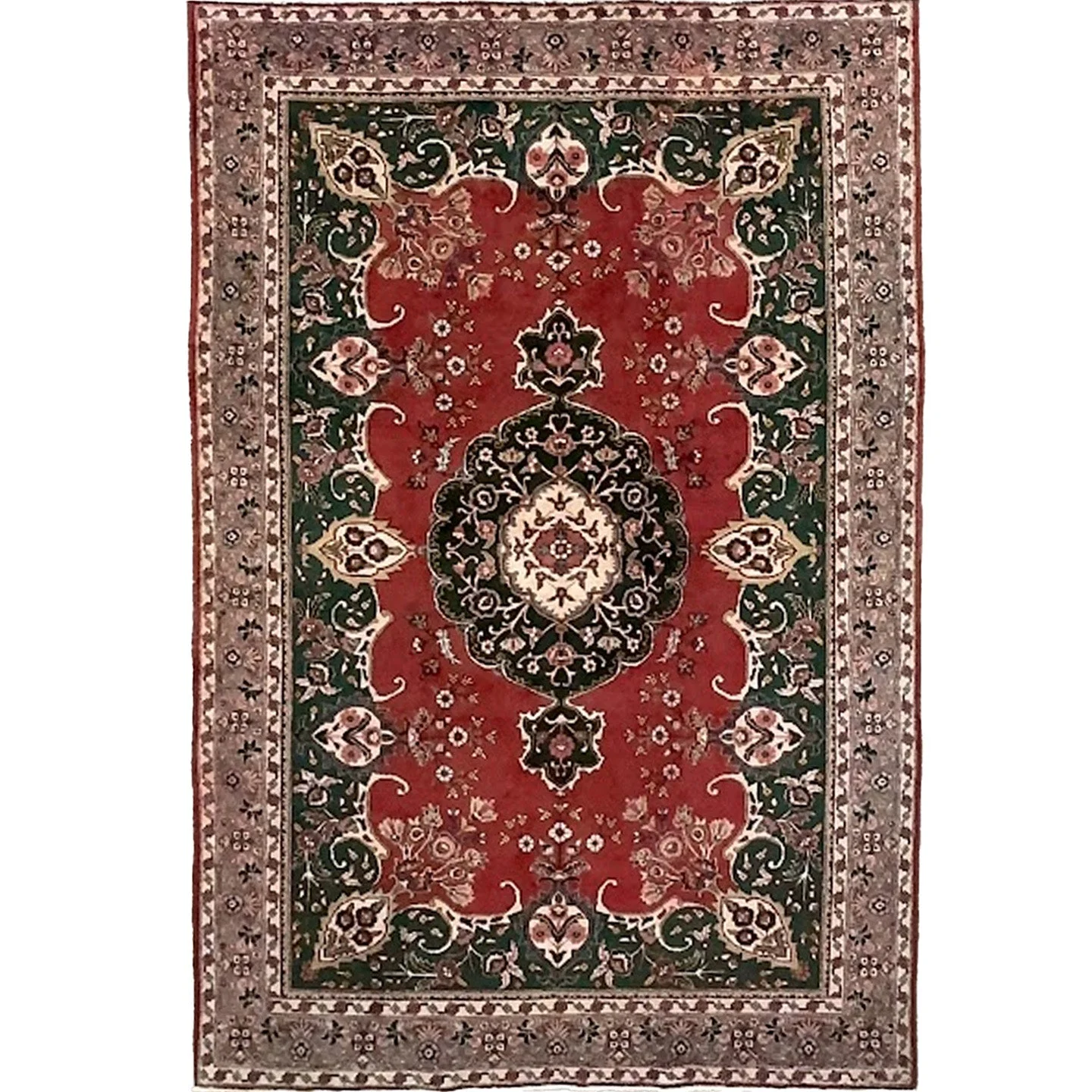 Fine Tabriz Rug | 7'5" X 10'9"
