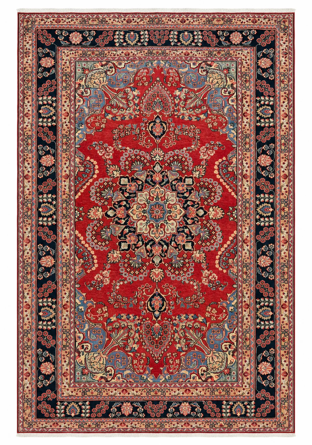 Fine Mashad Rug | 6'6" x 9'3"