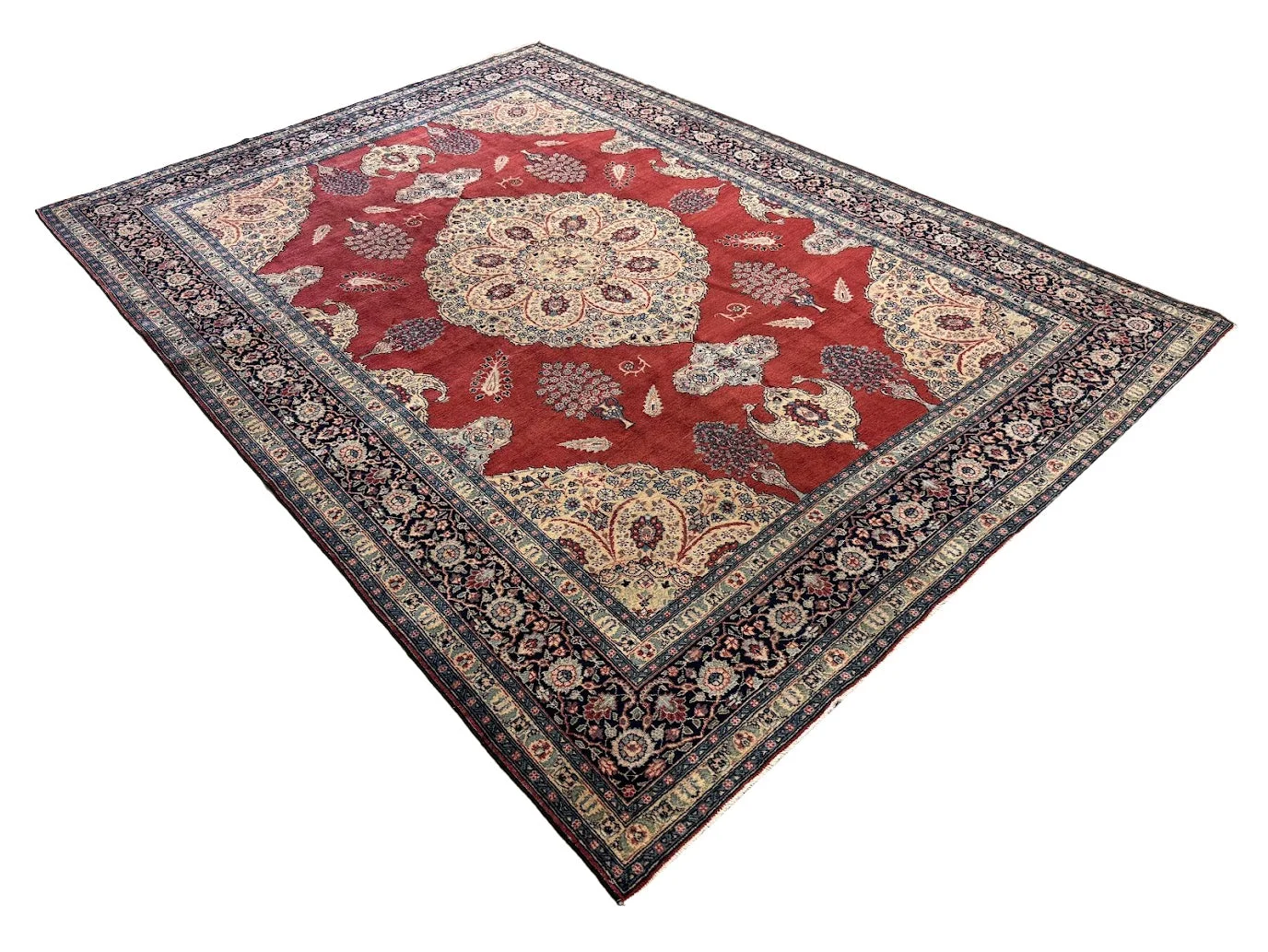 Antique Fine Tabriz Rug | 8' X 11'3" - photo 4