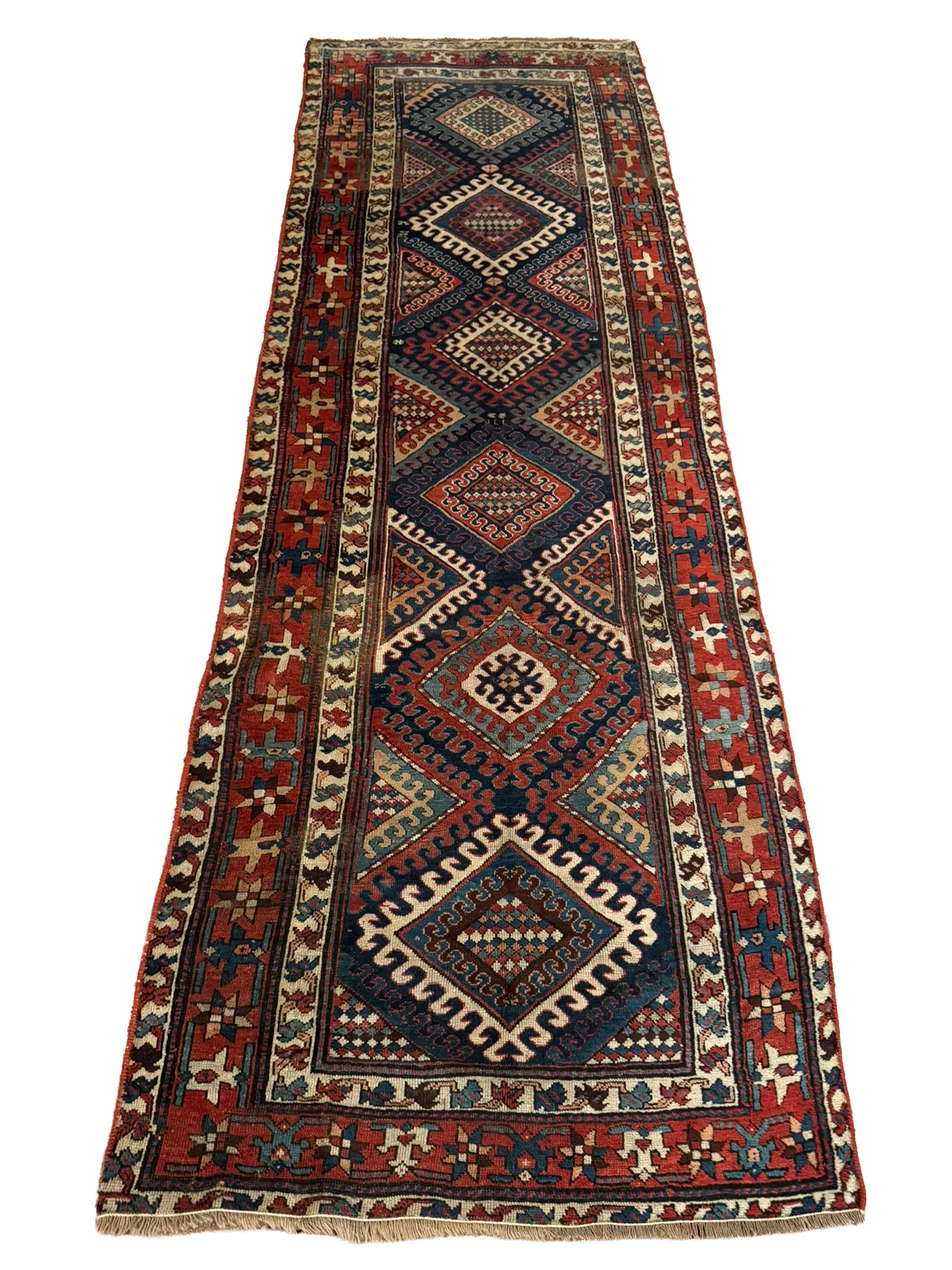 Antique Caucasian Runner | 3'5" x 9'5" - photo 2