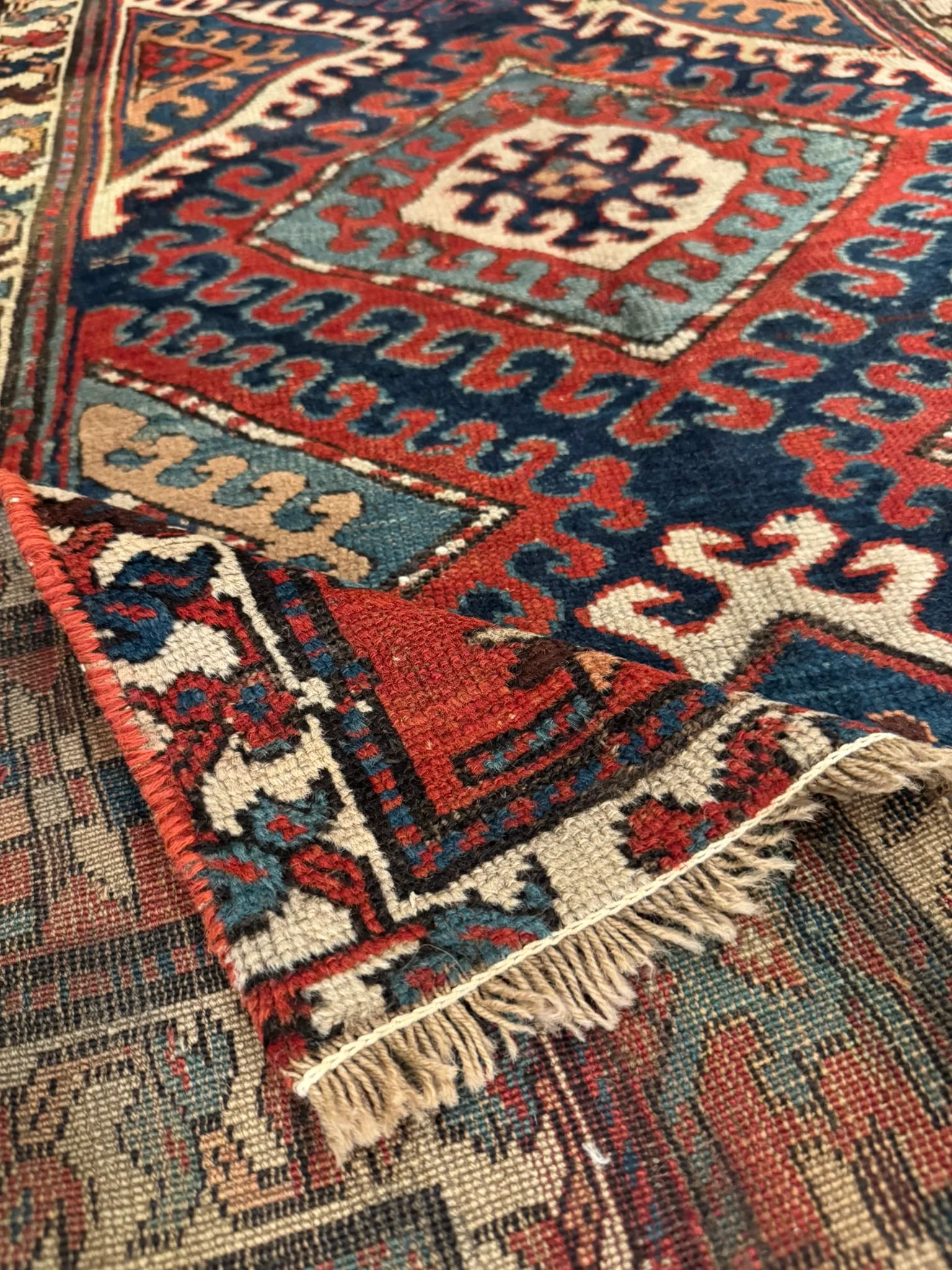 Antique Caucasian Runner | 3'5" x 9'5" - photo 9