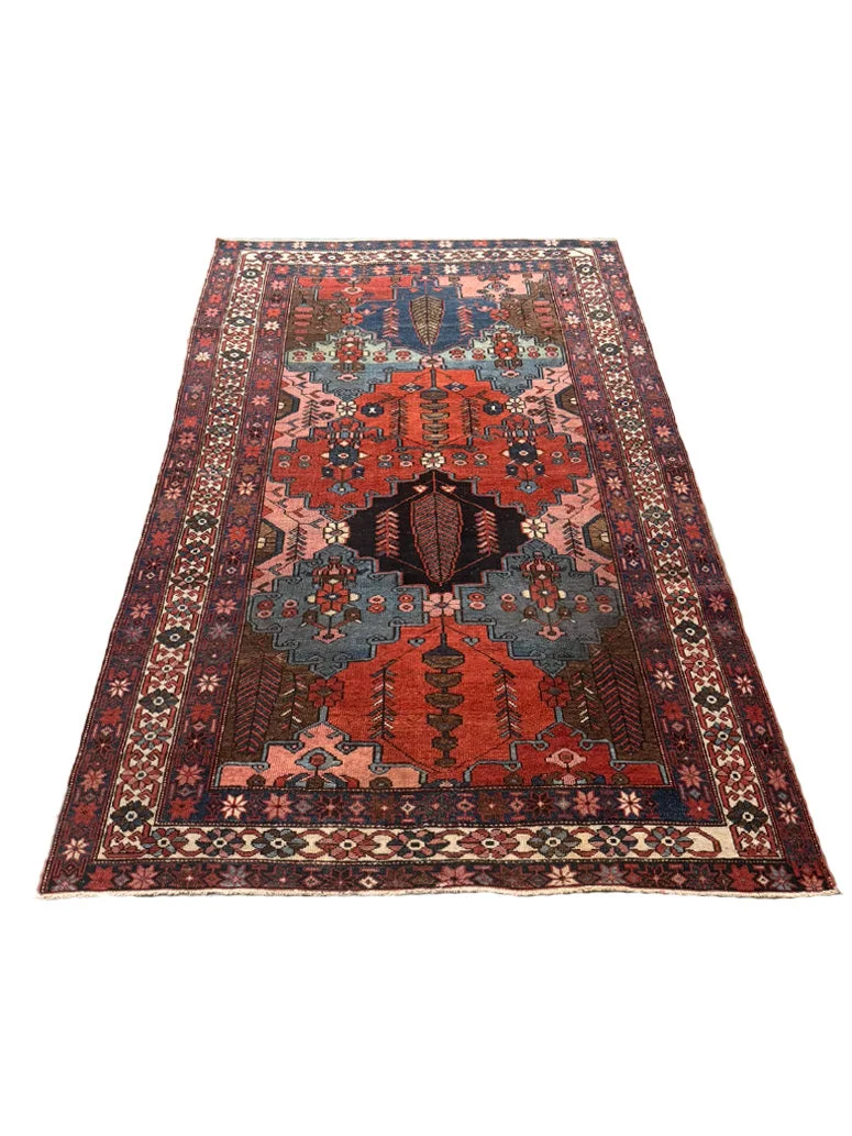 Antique Bakhtiari Rug | 4'8" x 7'2" - photo 2