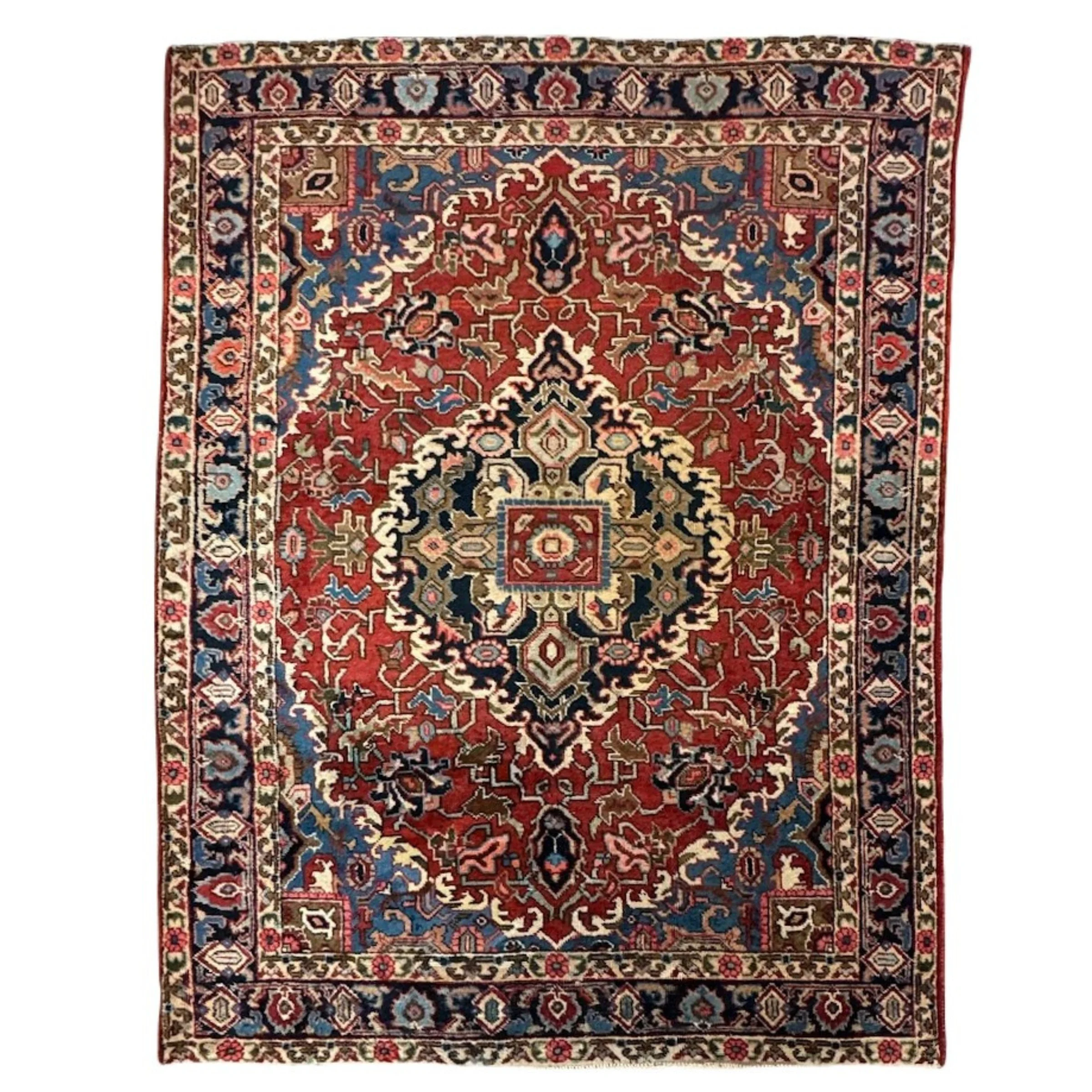 Antique Fine Heriz Rug | 4'5 X 6'1