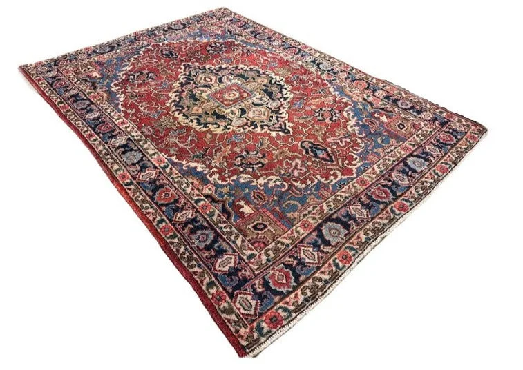 Antique Fine Heriz Rug | 4'5 X 6'1 - photo 5