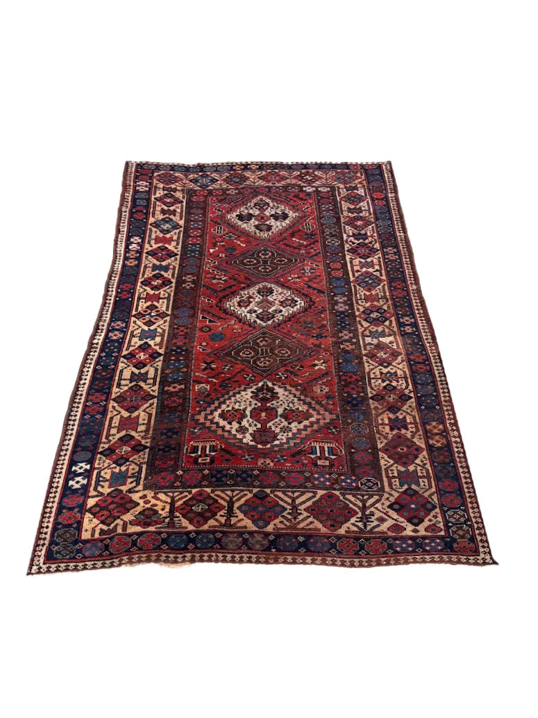 Antique Kurdish Rug | 4'11" X 7'1" - photo 3