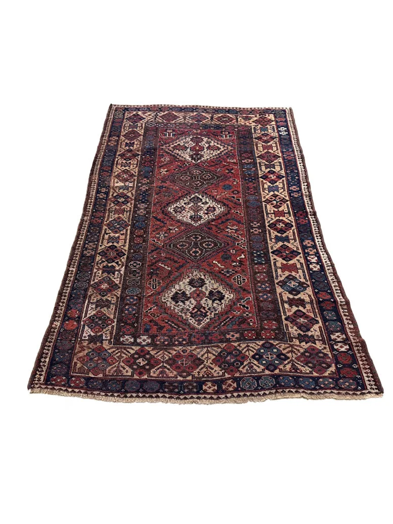 Antique Kurdish Rug | 4'11" X 7'1" - photo 2