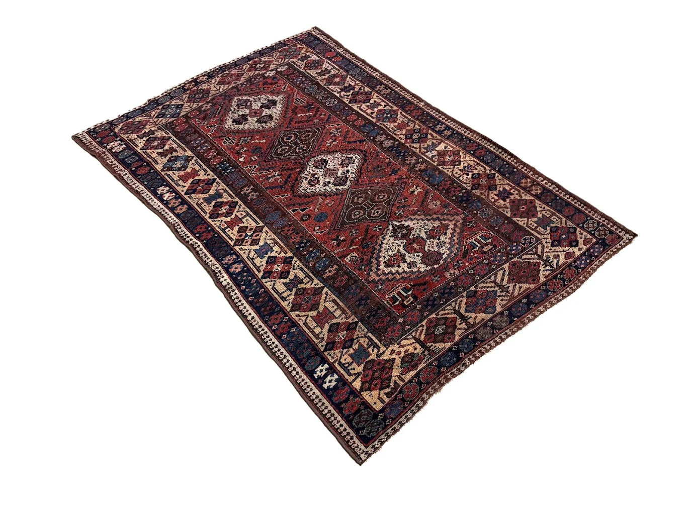 Antique Kurdish Rug | 4'11" X 7'1" - photo 4