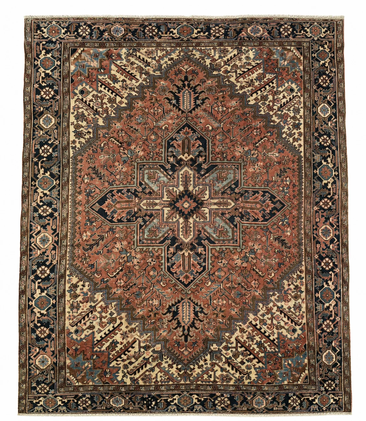 Antique Heriz Rug | 8'3" x 9'6"