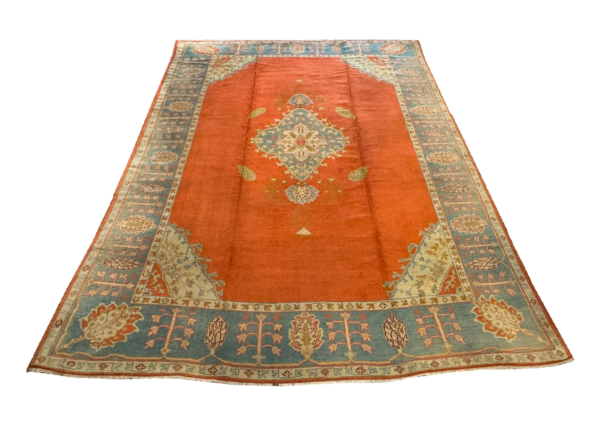 Antique Oushak Rug | 10'3" X 13' - photo 2
