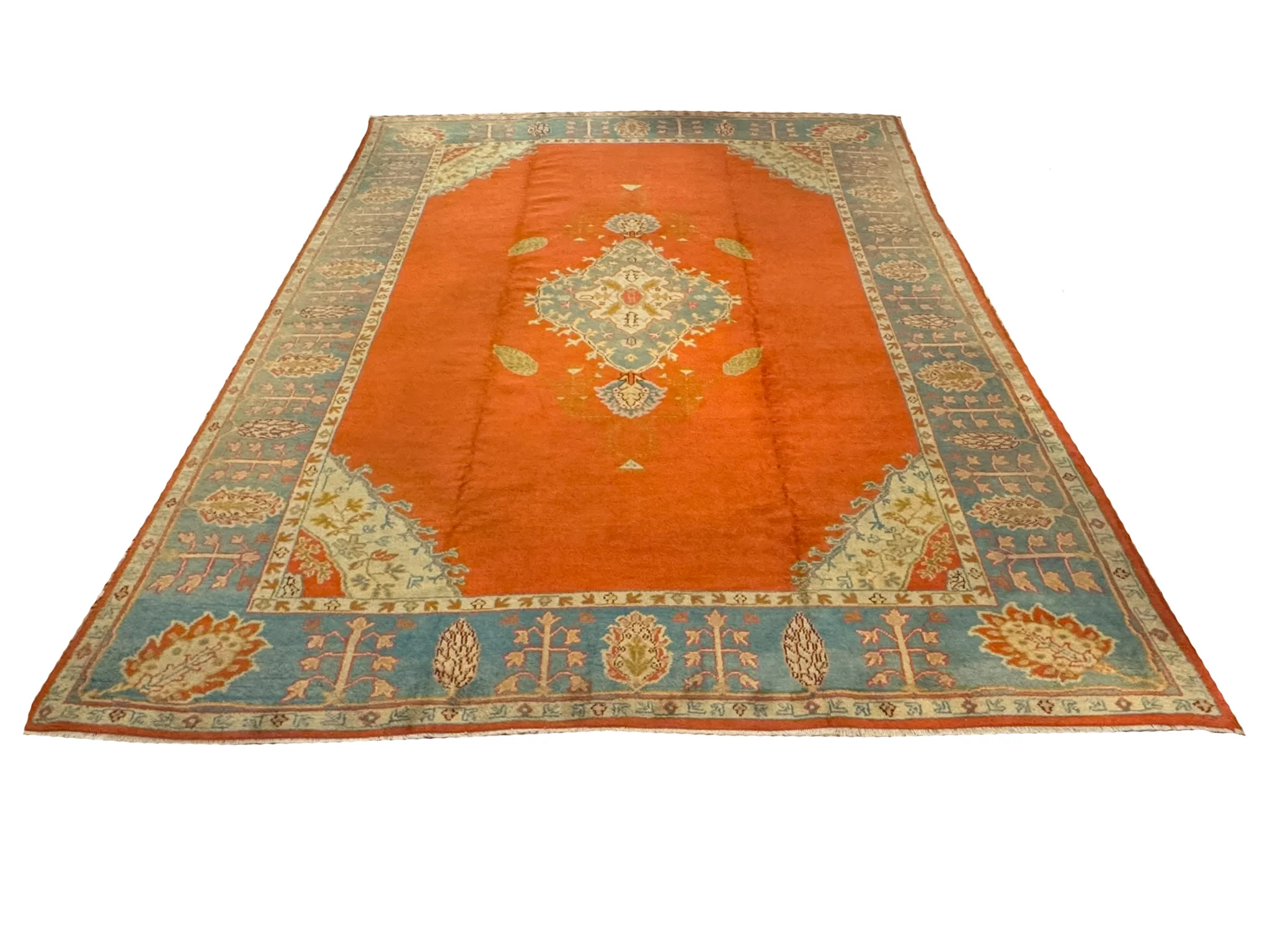 Antique Oushak Rug | 10'3" X 13' - photo 3