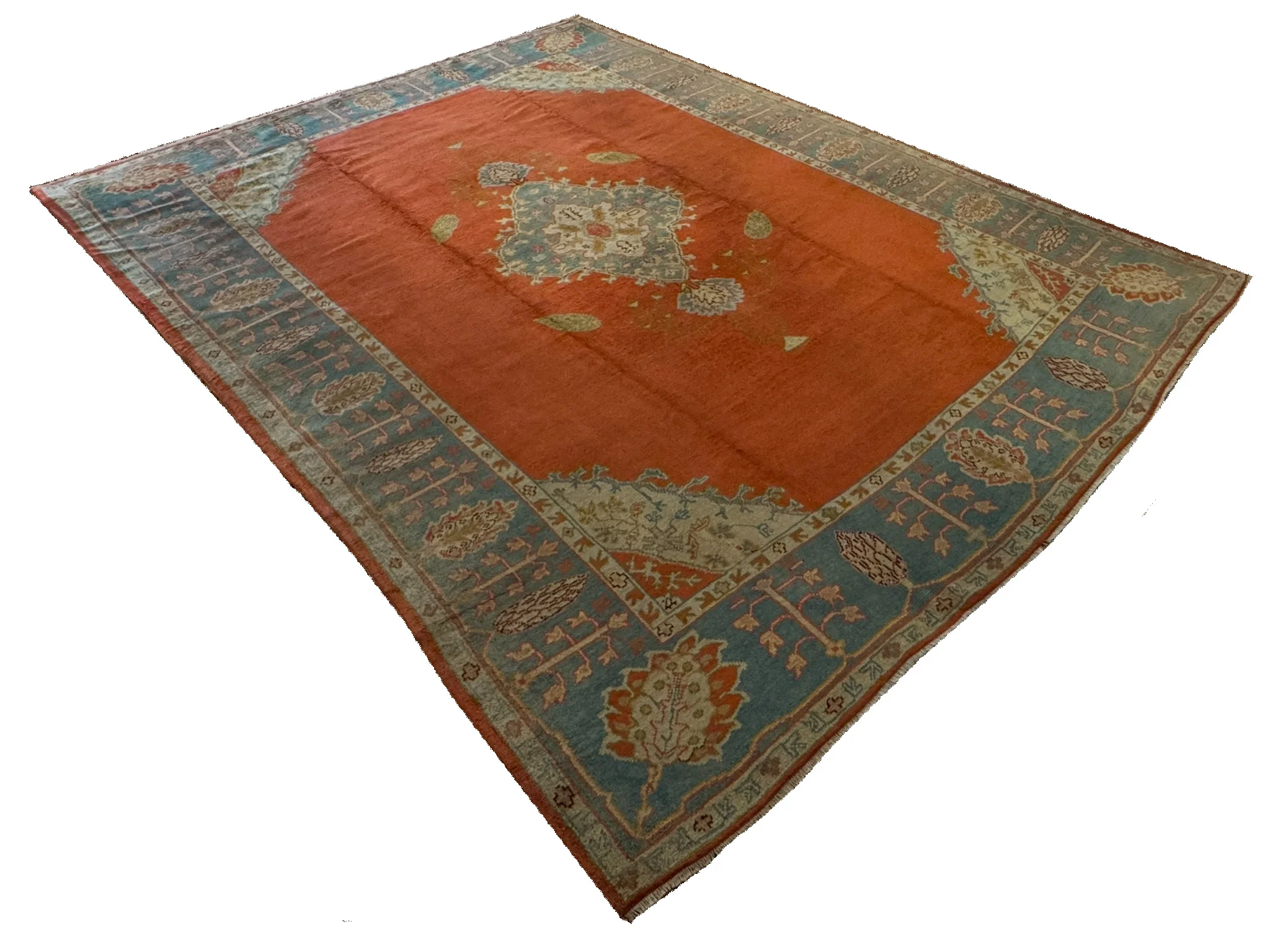 Antique Oushak Rug | 10'3" X 13' - photo 5