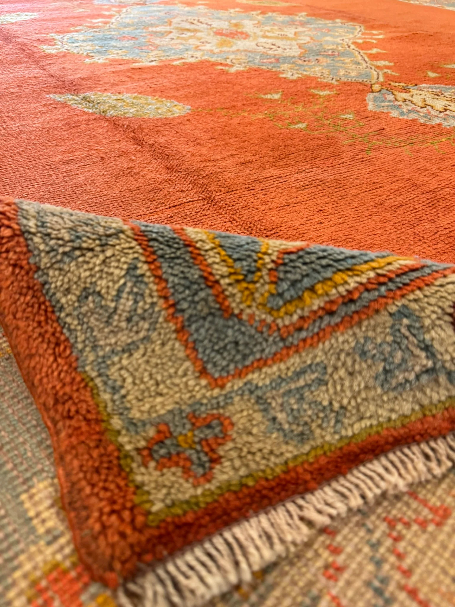 Antique Oushak Rug | 10'3" X 13' - photo 9