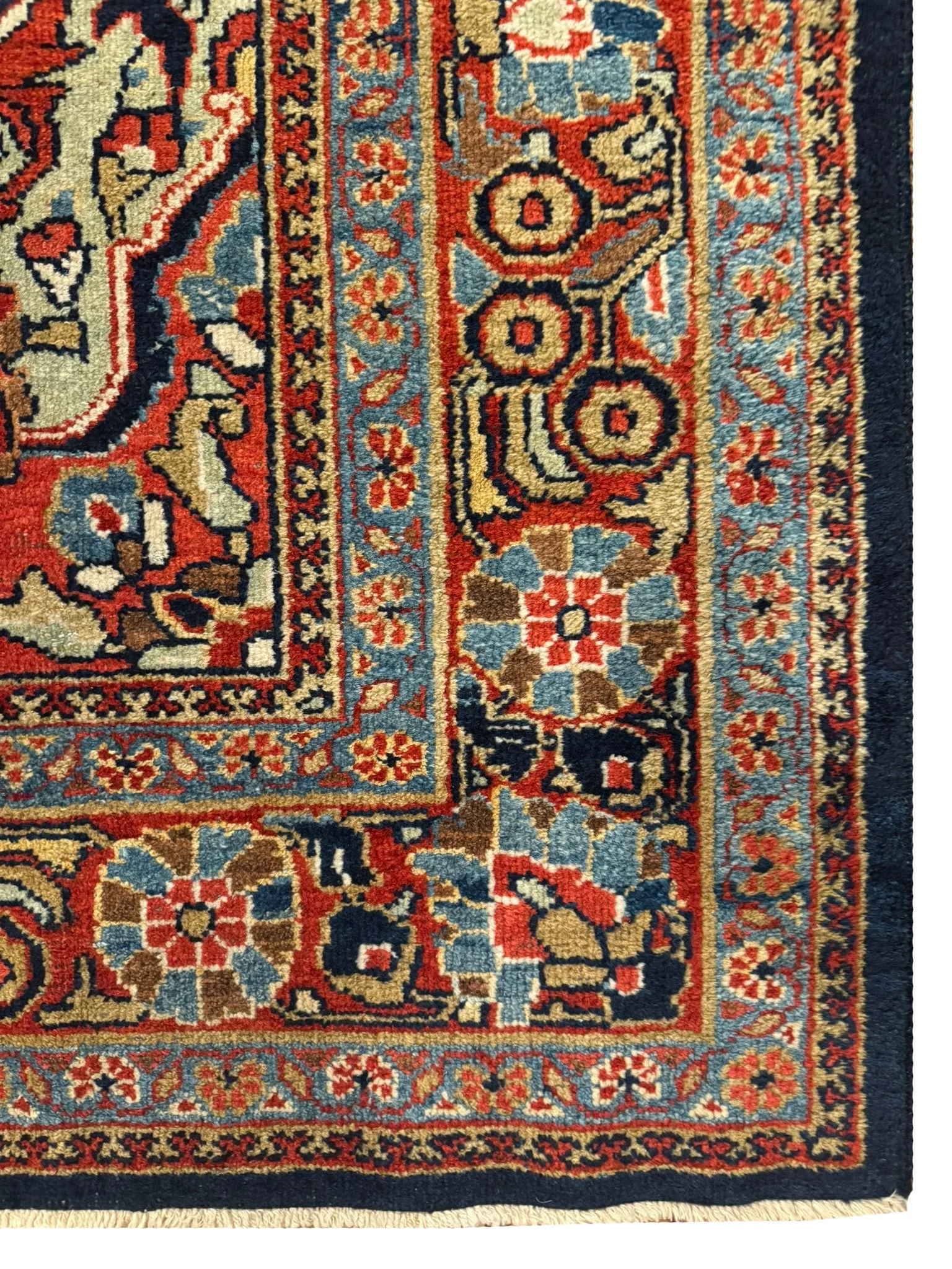 Antique Fine Mahal Sarouk | 6'8" X 9'8" - photo 5