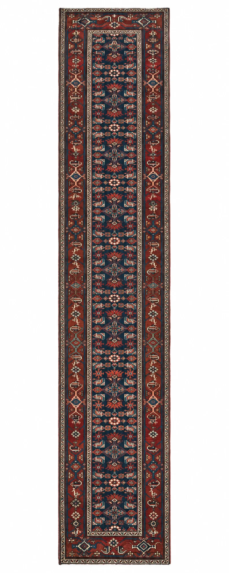 Antique Hamadan Runner | 2'5" x 16'1"