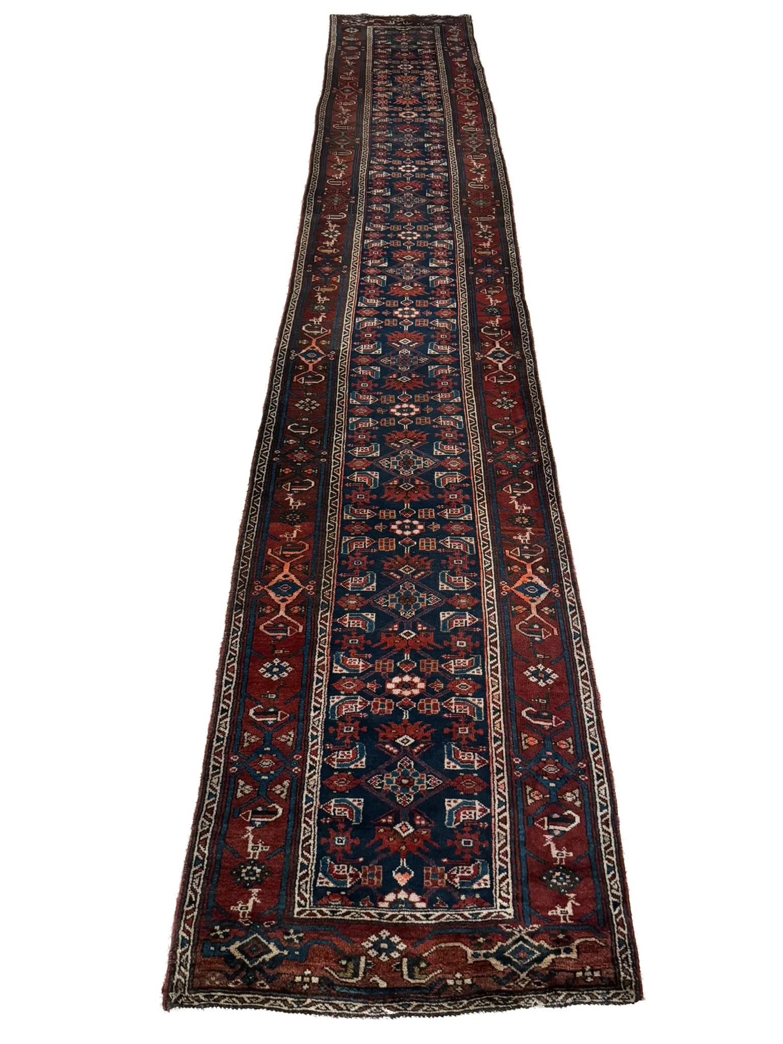 Antique Hamadan Runner | 2'5" x 16'1" - photo 2