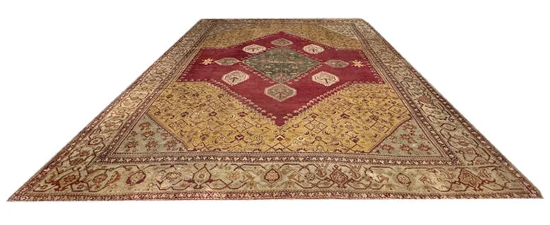 Antique Oushak Rug | 15'4" X 19'6" - photo 2