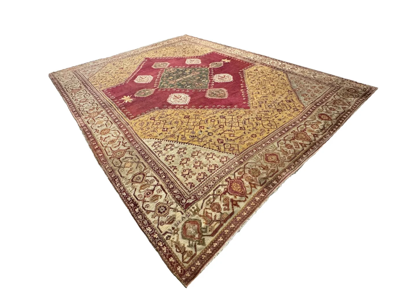 Antique Oushak Rug | 15'4" X 19'6" - photo 4