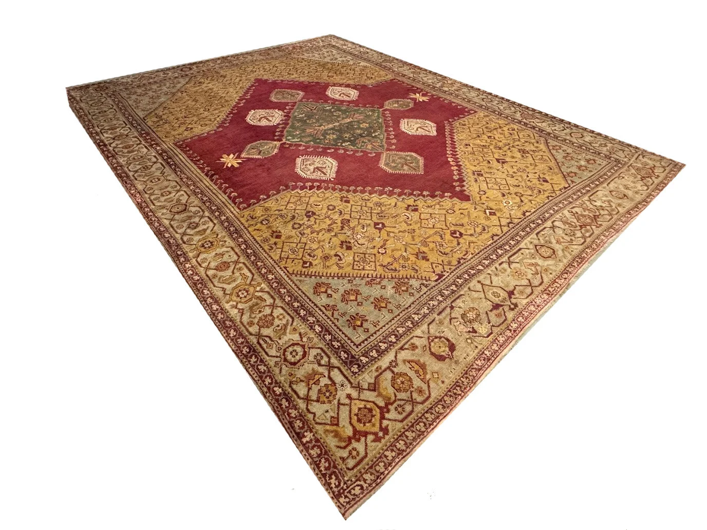 Antique Oushak Rug | 15'4" X 19'6" - photo 5
