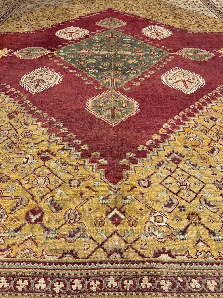 Antique Oushak Rug | 15'4" X 19'6" - photo 10