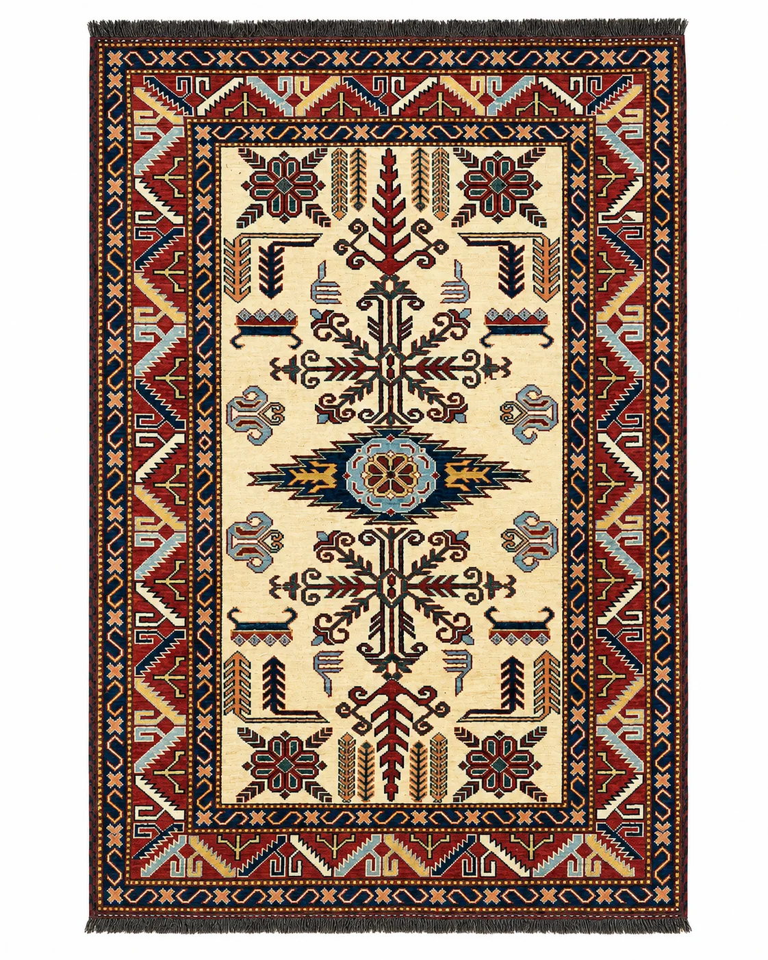 Kazak Rug | 4'3" x 5'3"