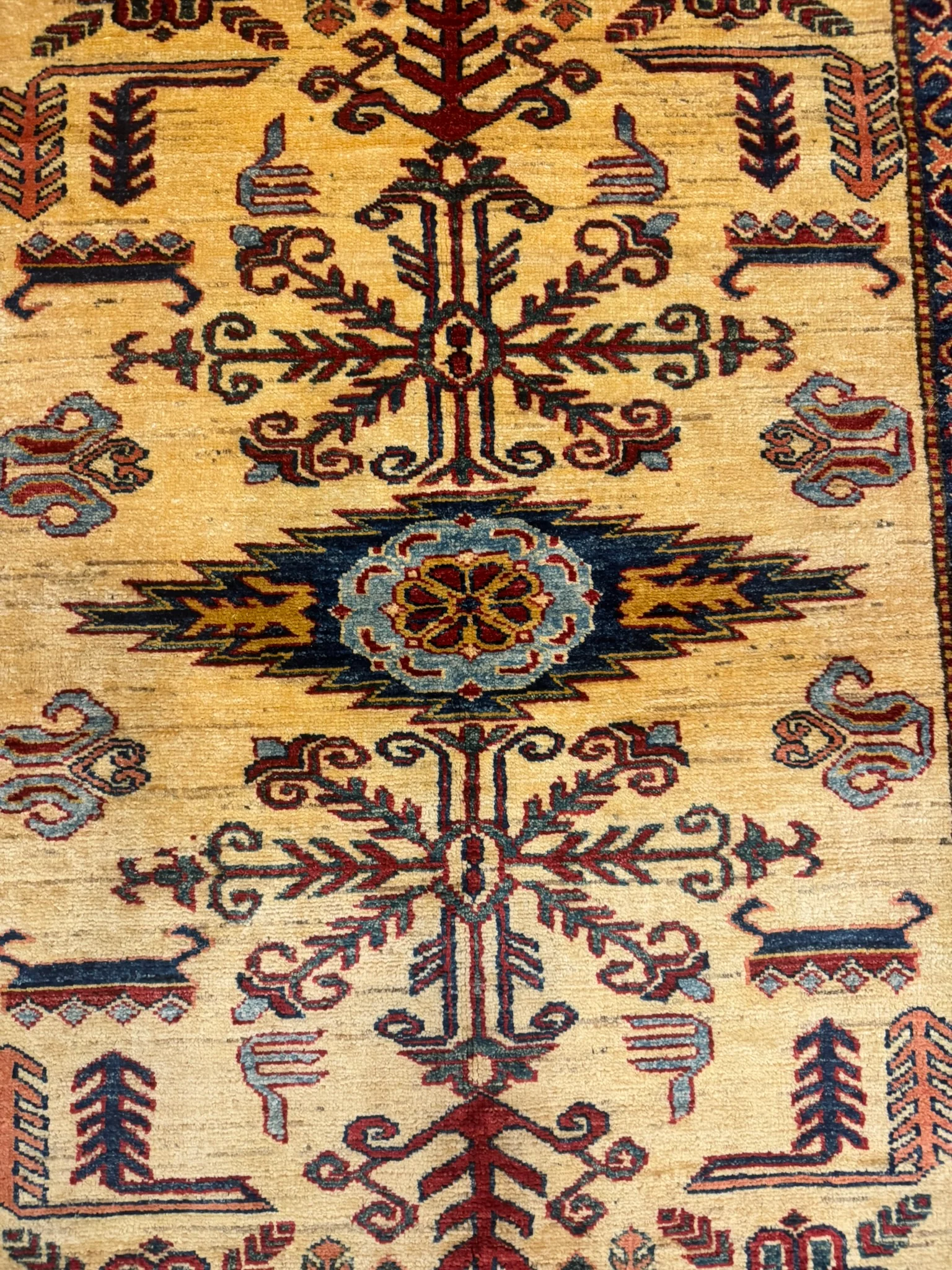 Kazak Rug | 4'3" x 5'3" - photo 4