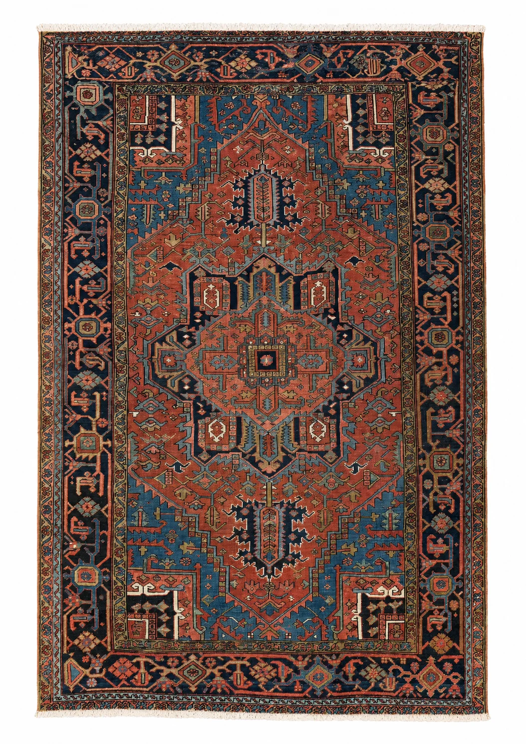Antique Serapi Heriz Rug | 6'10" x 9'8"