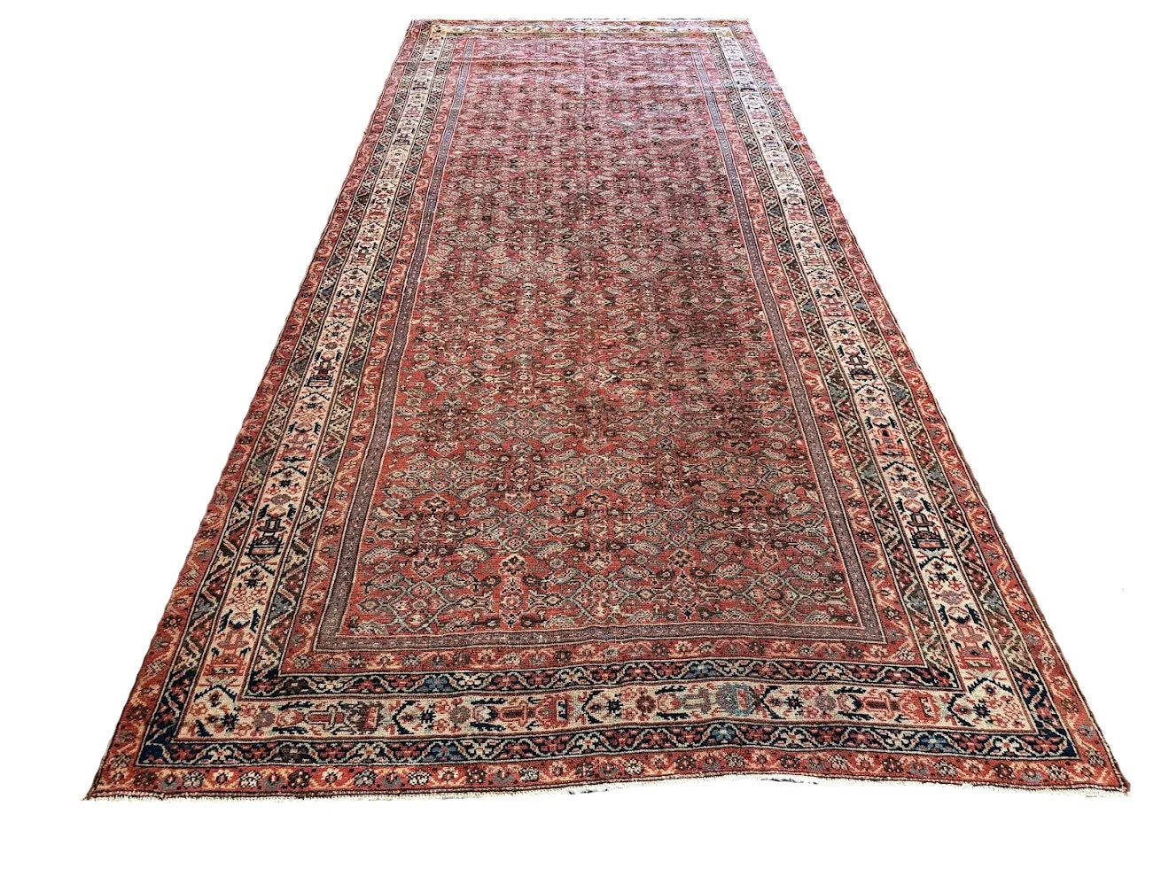 Antique Fine Malayer Rug | 7' X 16' - photo 2