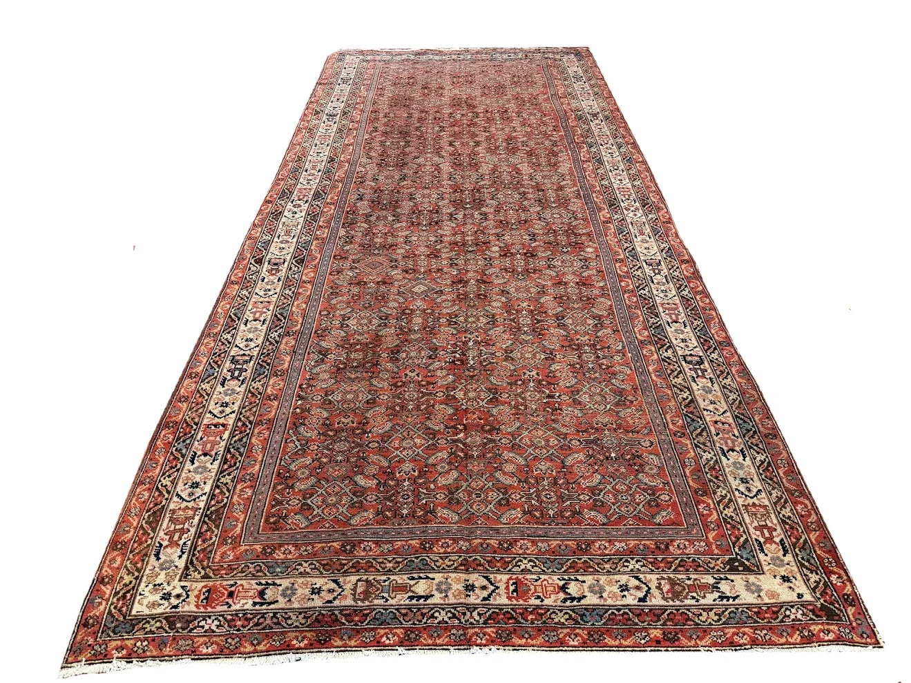 Antique Fine Malayer Rug | 7' X 16' - photo 3
