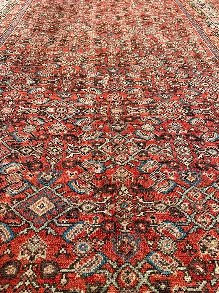 Antique Fine Malayer Rug | 7' X 16' - photo 4