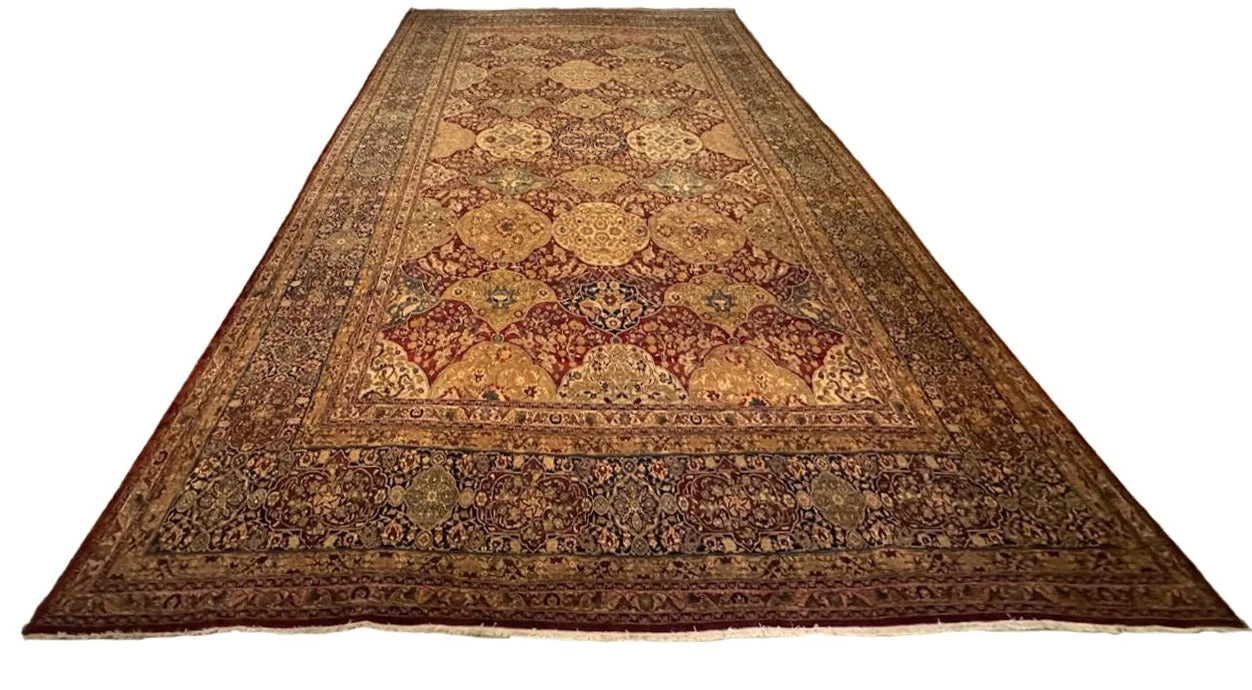 Antique Fine Tabriz Haji Jalili Rug | 15'10" X 23'2" - photo 2
