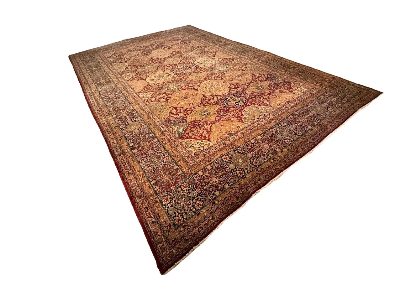 Antique Fine Tabriz Haji Jalili Rug | 15'10" X 23'2" - photo 3