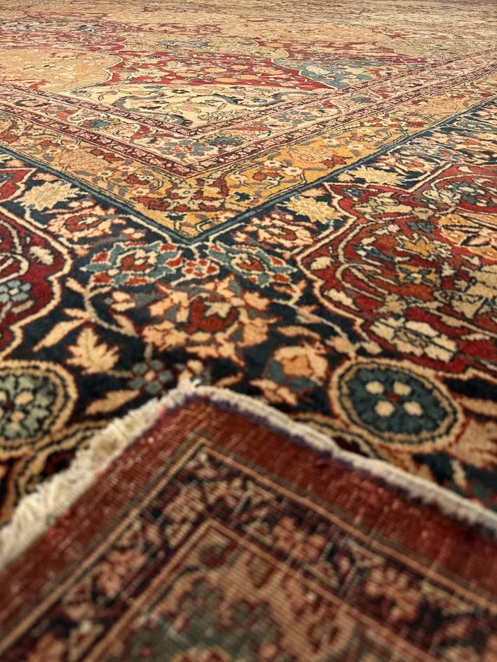 Antique Fine Tabriz Haji Jalili Rug | 15'10" X 23'2" - photo 7